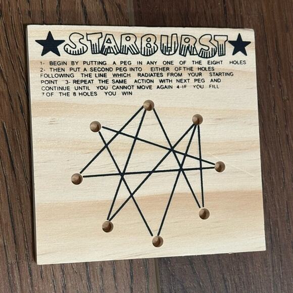 Wooden Puzzle Game Set - Natural Finish - Picture 3 of 11